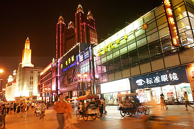 天津和平路商业街图片