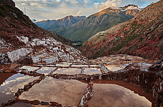 风景,盐,梯田,库斯科,秘鲁