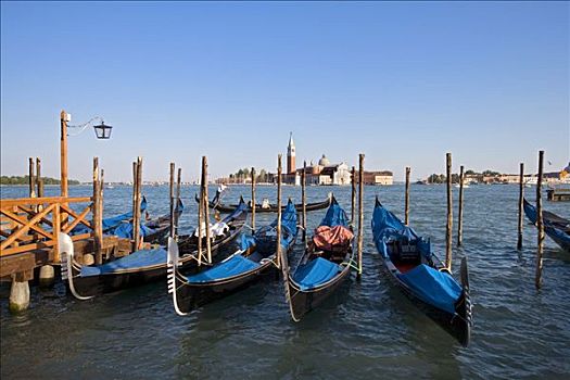 小船,正面,圣乔治奥,马焦雷湖,岛屿,威尼斯,威尼托,意大利,欧洲