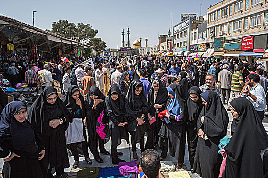 伊朗,城市,神圣,神祠,街头摊贩