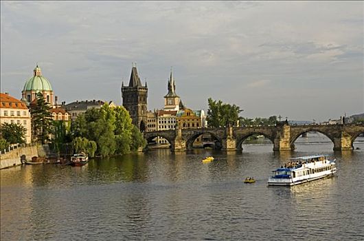 布拉格,伏尔塔瓦河,捷克共和国
