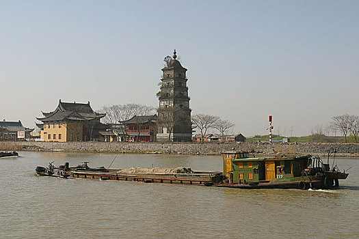 江苏高邮市西西门湾镇国寺塔,又称西塔