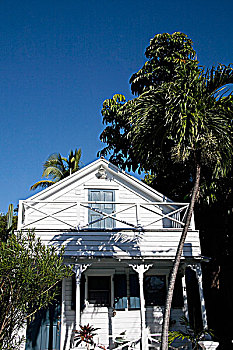 建筑,房子,基韦斯特,佛罗里达,美国