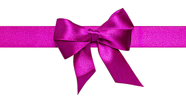 紫色,丝带,蝴蝶结,尾部,隔绝,白色背景,背景