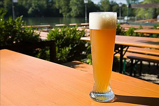 玻璃杯,小麦啤酒,德国,啤酒坊
