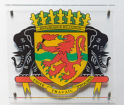 盾徽,刚果,大使馆,德国,欧洲