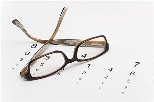 眼镜,视力,测验