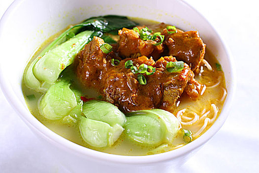 咖喱牛腩汤面美味的面条美味的面条海鲜汤面肥肠面牛肉面云吞汤面一碗