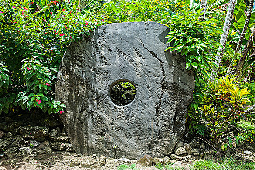 石头,钱,雅浦岛,岛屿,密克罗尼西亚