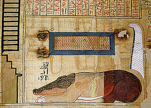 特写,书本,死,古埃及,第十八王朝