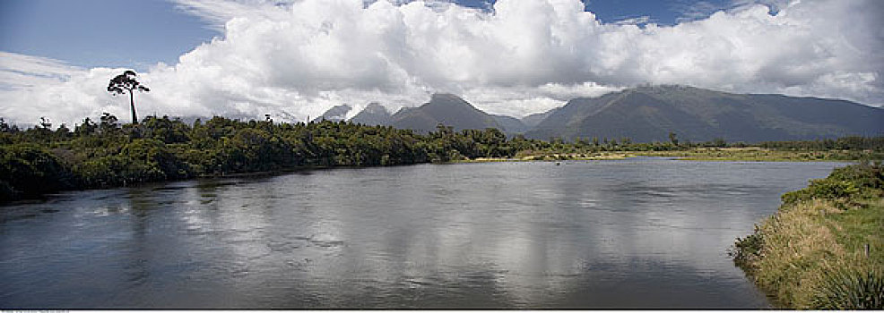 河,南岛,新西兰