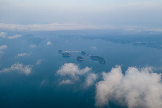 航拍千岛湖风景