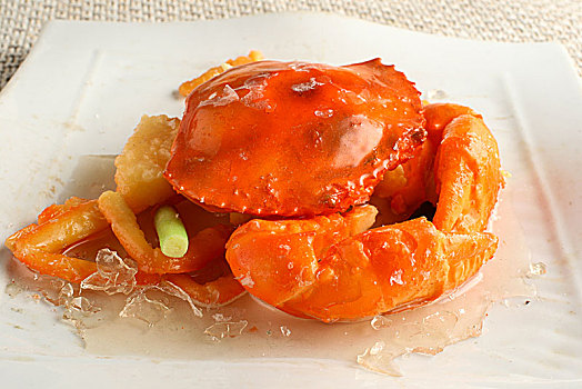 葱姜炒青蟹