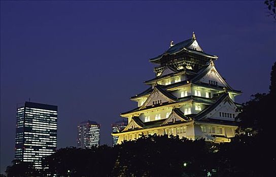 大阪城,大阪,日本