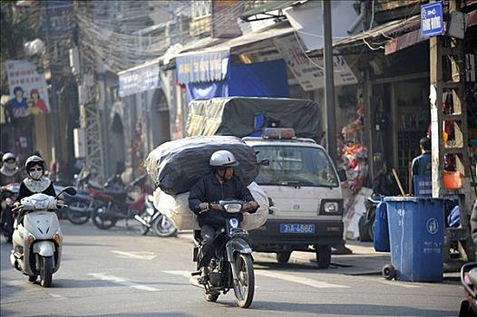 小,轻型摩托车,交通,越南,东南亚