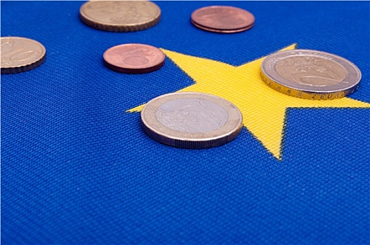 欧元硬币,欧盟盟旗