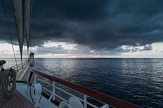 星,快船,航行,游船,尼维斯岛,加勒比