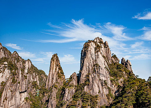 江西上饶三清山南清园群山