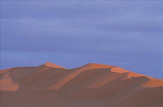 沙子,沙漠,干旱,山峦,撒哈拉沙漠,利比亚,非洲
