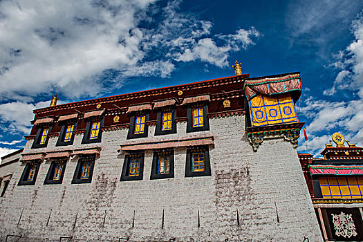 西藏大昭寺建筑