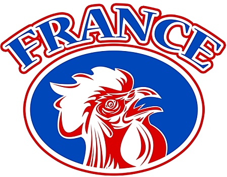 橄榄球,公鸡,吉祥物,法国