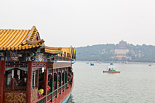 北京颐和园游船