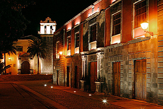 街道,夜晚,特内里费岛,2007年