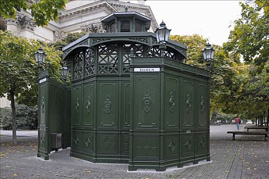 历史,公厕,御林广场,柏林,德国,欧洲