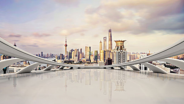 現(xiàn)代,城市天際線,交通,城市,中國