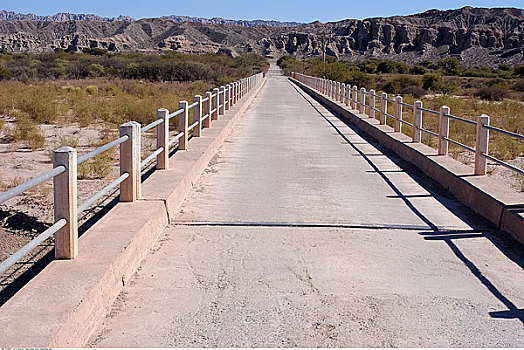 桥,上方,河,萨尔塔省,阿根廷