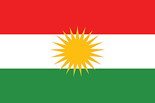 库尔德斯坦,旗帜
