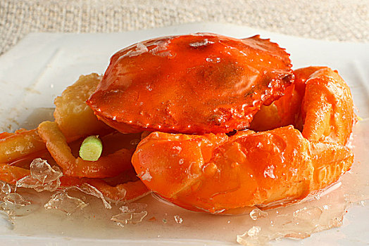 葱姜炒青蟹