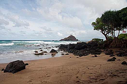岛屿,风景,海滩,毛伊岛,夏威夷
