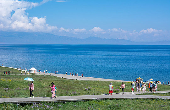 新疆赛里木湖自然风光