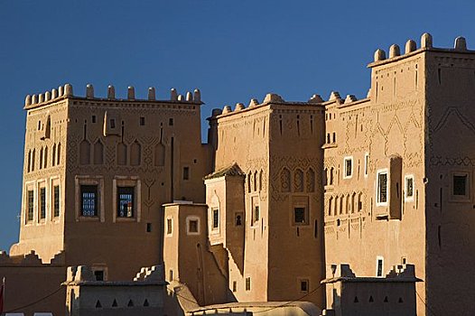 陶里尔特省,老,部落,建筑,瓦尔扎扎特,阿特拉斯山脉,摩洛哥