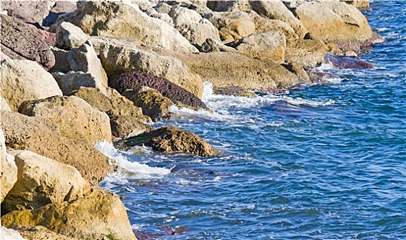岩石海岸,萨丁尼亚