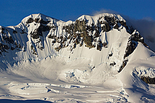 积雪,山,南极半岛,南极