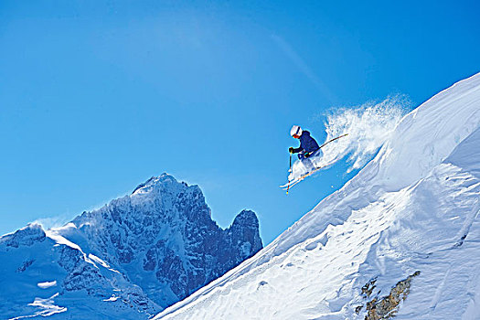 滑雪,夏蒙尼,法国