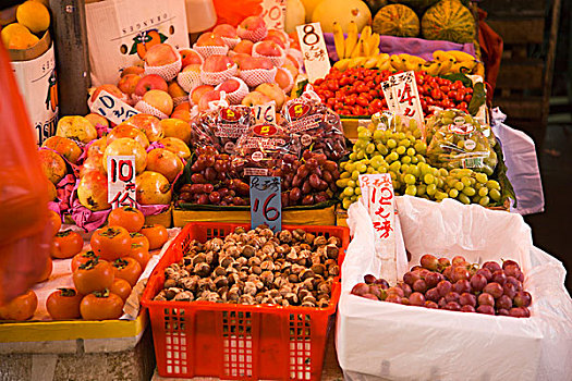 新鲜水果,商店,市场,香港