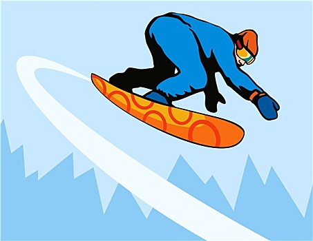 滑雪板,空气