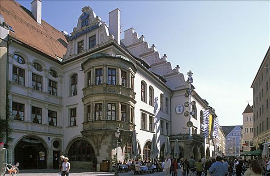 慕尼黑,餐馆,著名,啤酒城