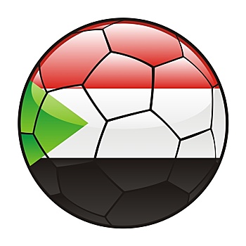 苏丹,旗帜,足球
