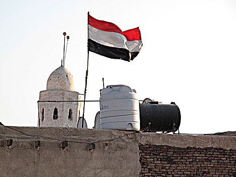 也门,萨那,旗帜