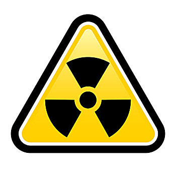 警告,辐射,标识