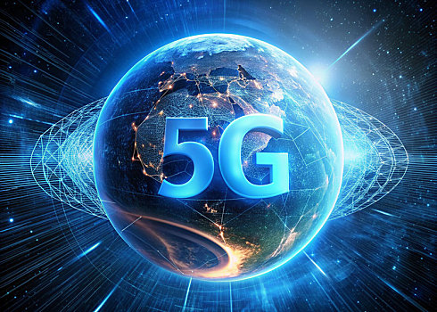 地球5g科技速度互联网物联网