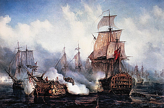 特拉法尔加海战,描绘