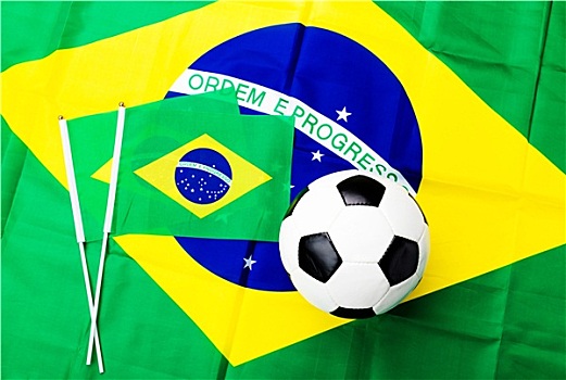 巴西,旗帜,足球
