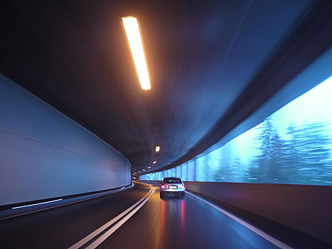 驾驶,隧道,瑞士,欧洲