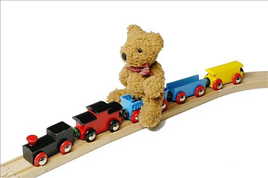 模型,铁路,泰迪熊