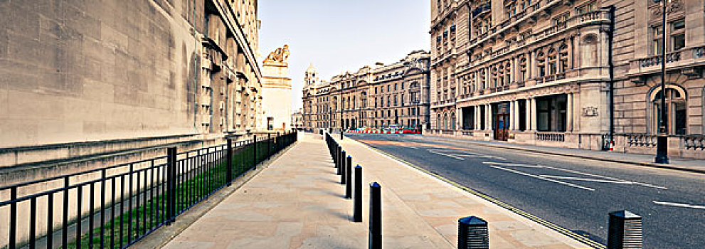 建筑,马,道路,白厅,伦敦,英格兰,英国